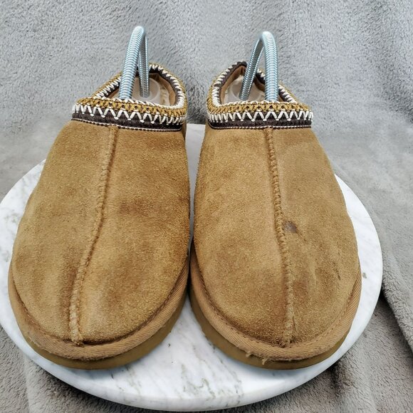 UGG Shoes Womens Size 9 Brown Suede Tasman Chestnut Slip On Clogs *Read* - Picture 3 of 11